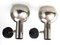 Nickel-Plated Staff Spherical Spot Wall Lights, 1960s, Set of 2, Image 1