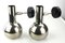 Nickel-Plated Staff Spherical Spot Wall Lights, 1960s, Set of 2 10