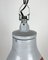 Lámpara industrial gris a prueba de explosiones de Crouse-Hinds, años 70, Imagen 5