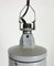 Lámpara industrial gris a prueba de explosiones de Crouse-Hinds, años 70, Imagen 8