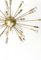 24-Light Sputnik Chandelier in Brass from Stilnovo, 1950s 2