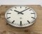 Horloge Murale Industrielle en Verre Acrylique de Tn, 1960s 8