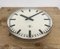 Industrial Acrylic Glass Station Wall Clock from Tn, 1960s, Image 8