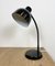 Lámpara de mesa cuello de ganso industrial en negro, años 60, Imagen 2