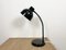 Lámpara de mesa cuello de ganso industrial en negro, años 60, Imagen 1