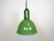 Industrial Soviet Green Enamel Pendant Lamp, 1960s 2
