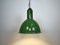 Industrial Soviet Green Enamel Pendant Lamp, 1960s 9