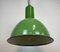 Industrial Soviet Green Enamel Pendant Lamp, 1960s 7
