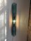 Large Italian Wall Light in Emerald Green from Cristal Art, 1970s, Image 1