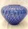 Blue Crystal Murano Vase, 1980s 10