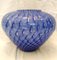 Vaso in cristallo di Murano blu, anni '80, Immagine 10