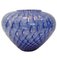 Vaso in cristallo di Murano blu, anni '80, Immagine 1