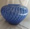 Blue Crystal Murano Vase, 1980s 4