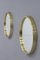 Swedish Wall Mirrors in Brass by Nils Troed for Glasmäster Markaryd, 1960s, Set of 2 4