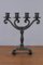 Swedish Modern Candleholder in Patinated Bronze, 1930s, Image 1