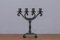 Swedish Modern Candleholder in Patinated Bronze, 1930s, Image 2