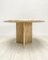 Mid-Century Travertine Round Dining Table, 1970s, Image 2