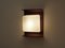 Lampada da parete in teak e vetro di Goffredo Reggiani per Reggiani, anni '60, Immagine 2