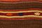 Thick Stripe Wool Kilim Rug, 1960s 9