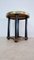 Antique Germa Smoking Table in Oak with Brass Handmade Table Top, 1910 11