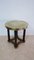 Antique Germa Smoking Table in Oak with Brass Handmade Table Top, 1910 1