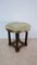 Antique Germa Smoking Table in Oak with Brass Handmade Table Top, 1910, Image 1