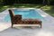 Vintage Napoleon III Style Chaise Lounge 1