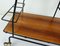 Mid-Century String Serving Trolley in Metal & Rosewood with Brass Wheels, 1950s, Image 6