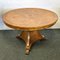 Antique Circular Table in Birch, 1890s 3