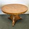 Antique Circular Table in Birch, 1890s, Image 3