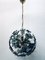 Italienische Sputnik Rauch-Murano Glas und Metall von Fontana Arte, 1960er 1