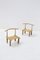 African Tiny Wooden Chairs, 1960s, Set of 2 2
