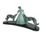 Roux, Art Deco Sculpture, 1920s, Metal & Marble 2