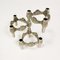 German Brutalist Modular Candleholder from Quist, 1970s, Set of 3 5