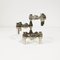 German Brutalist Modular Candleholder from Quist, 1970s, Set of 3 6