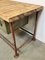 Red Industrial Worktable with Two Green Iron Drawers, 1960s 6