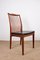 Chaises Scandinaves en Teck Noir, 1960s, Set de 6 7