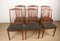 Scandinavian Black Teak Skai Chairs, 1960s, Set of 6 1