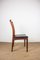 Scandinavian Black Teak Skai Chairs, 1960s, Set of 6 6