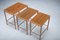 Mid-Cenury Teak Nesting Tables by Kai Winding for Poul Jeppesens, 1960s, Set of 3, Image 5