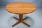 Mid-Century Teak Round Dining Table from Gudme Furniture Factory, 1960s, Image 1