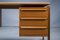 Mid-Century Teak Freestanding Desk from Gv Møbler, 1970s 10