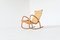 Italian Rocking Chair in Paper Cord, Birch & Plywood, Italy, 1960s 17