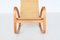 Italian Rocking Chair in Paper Cord, Birch & Plywood, Italy, 1960s 6