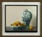Zhang Wei Guang, Eggs and Oranges with Vase, Original Oil Painting, 2006, Framed, Image 1