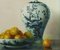 Zhang Wei Guang, Eggs and Oranges with Vase, Original Oil Painting, 2006, Framed, Image 2