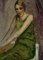 Antonio Feltrinelli, Woman, Original Painting, 1930s, Image 2