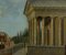 Francis Harding, Ruines Romaines, Huile sur Toile Originale, 17ème Siècle 3