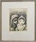 Unknown, Mother And Child, Original Etching, Mid 20th Century, Image 2