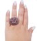 Anello in oro rosa 14 carati e argento con rubini, zaffiri e diamanti, anni '60, Immagine 4